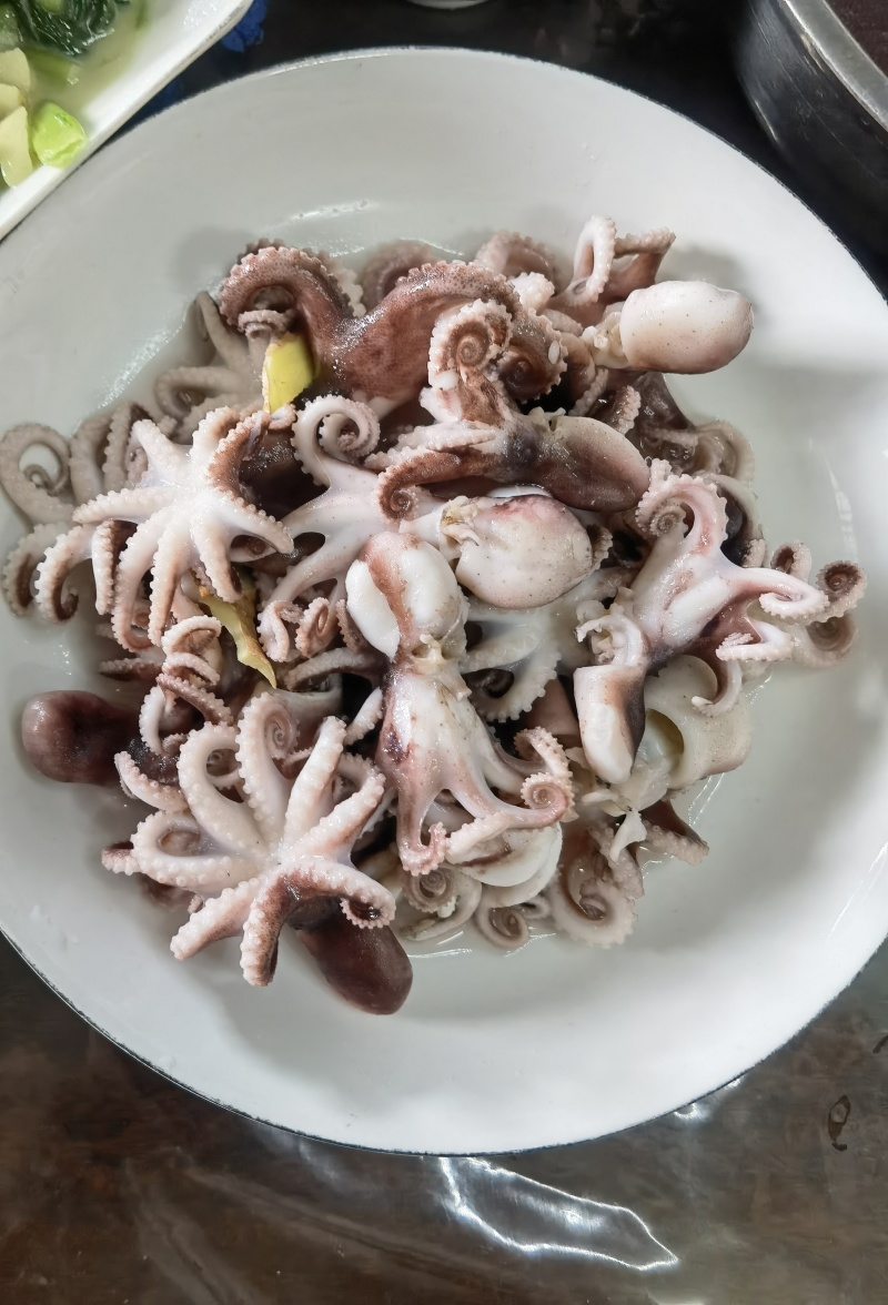 北部湾新鲜船冻八爪鱼，***，口感自然鲜香。