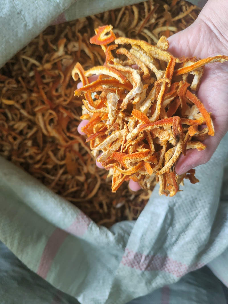 烘干纯蜜桔皮含量能过检产地批发价，量大价优，欢迎咨询