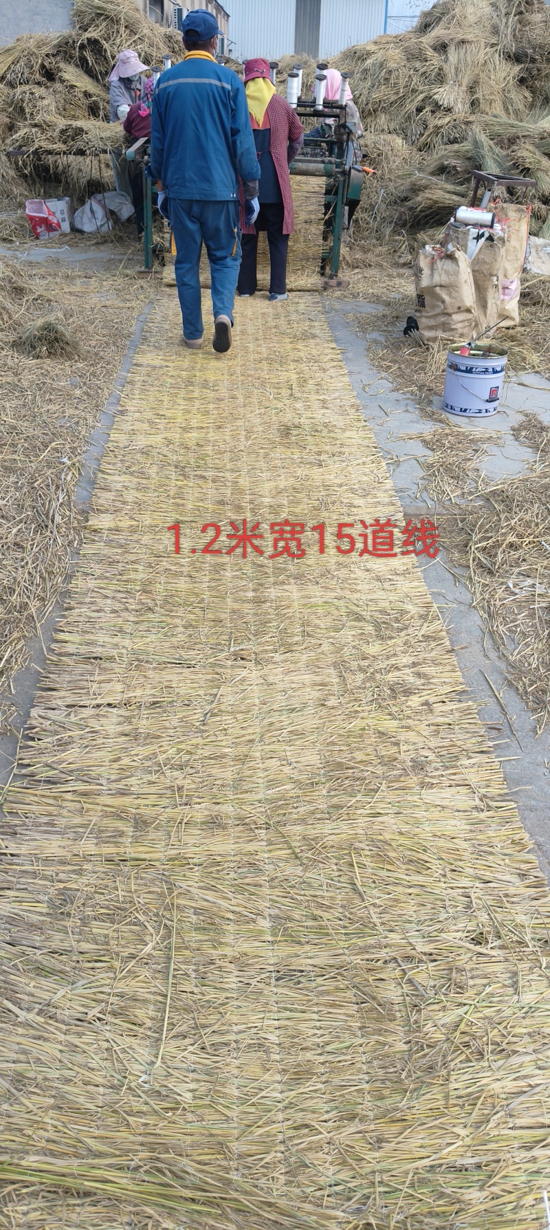 光厚稻草苫草帘