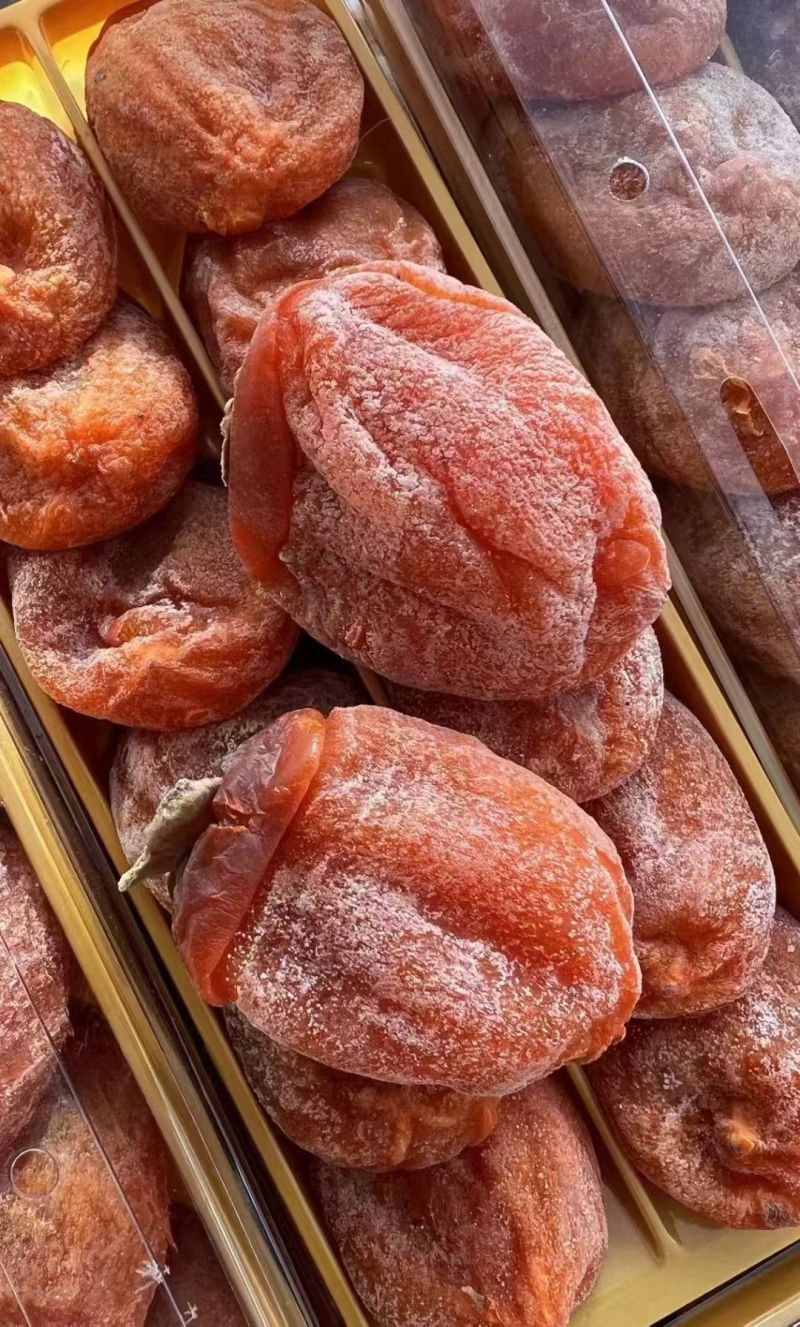正宗富平吊霜大尖柿饼