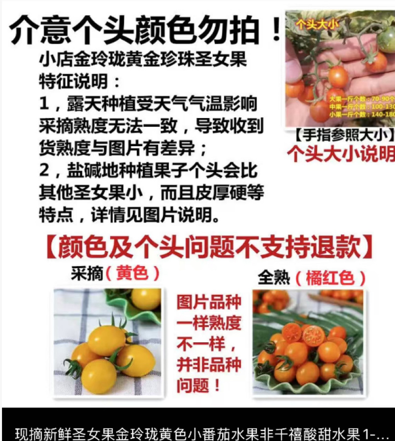 多彩小番茄五彩缤纷混色搭配新鲜采摘多种口味