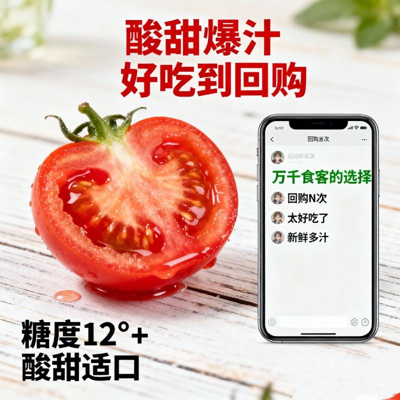 种植户自卖济阳贝贝圣女果青甜粑粑圣女果小柿子