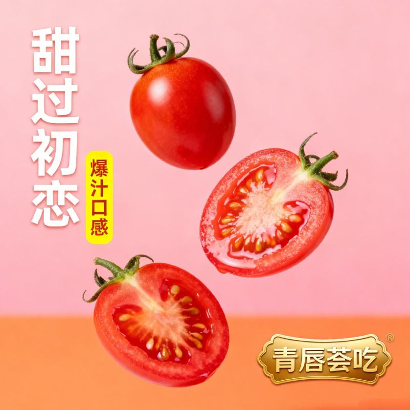 种植户自卖济阳贝贝圣女果青甜粑粑圣女果小柿子