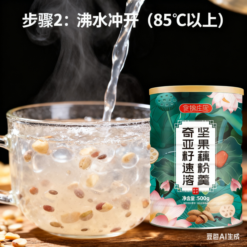 【热卖】山东奇亚籽坚果藕粉厂家直销诚邀合作代理