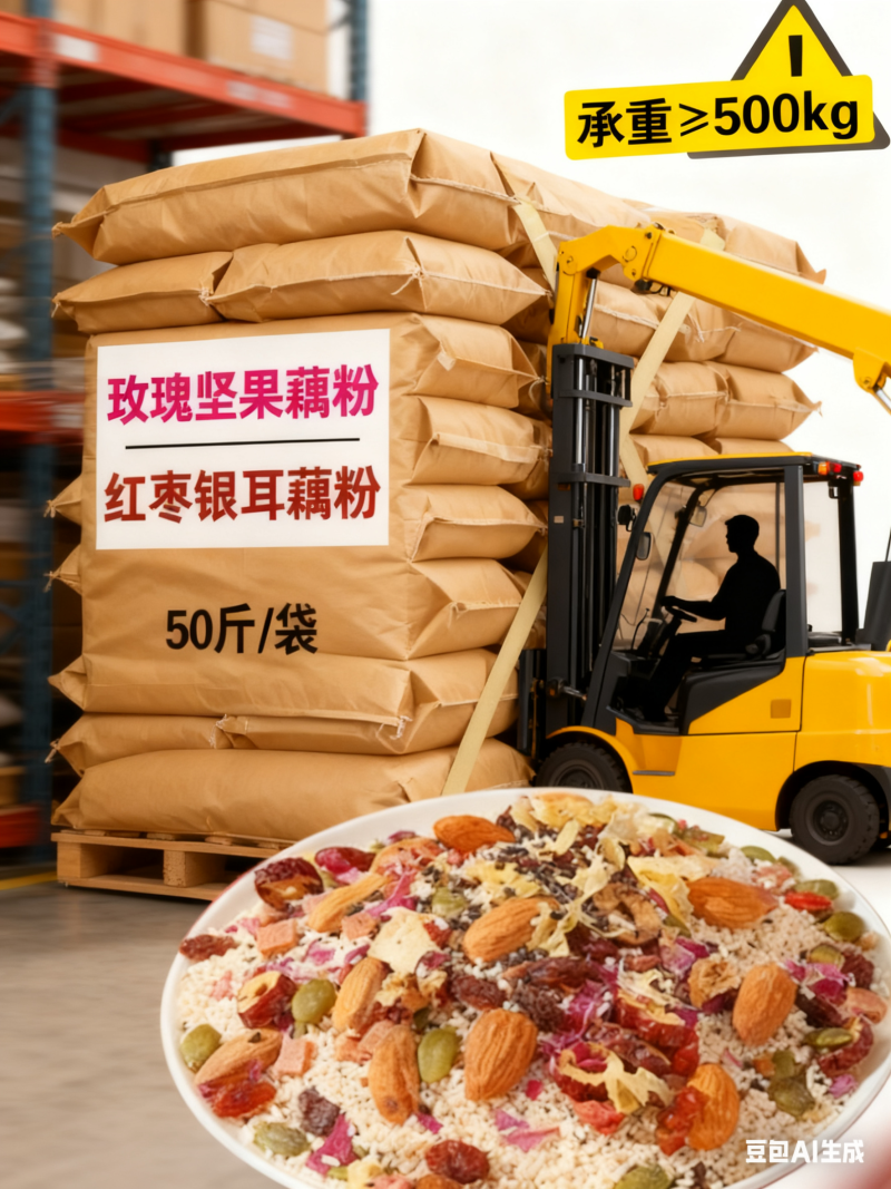 散装大袋藕粉颗粒批发，适合商超零售等多渠道销售