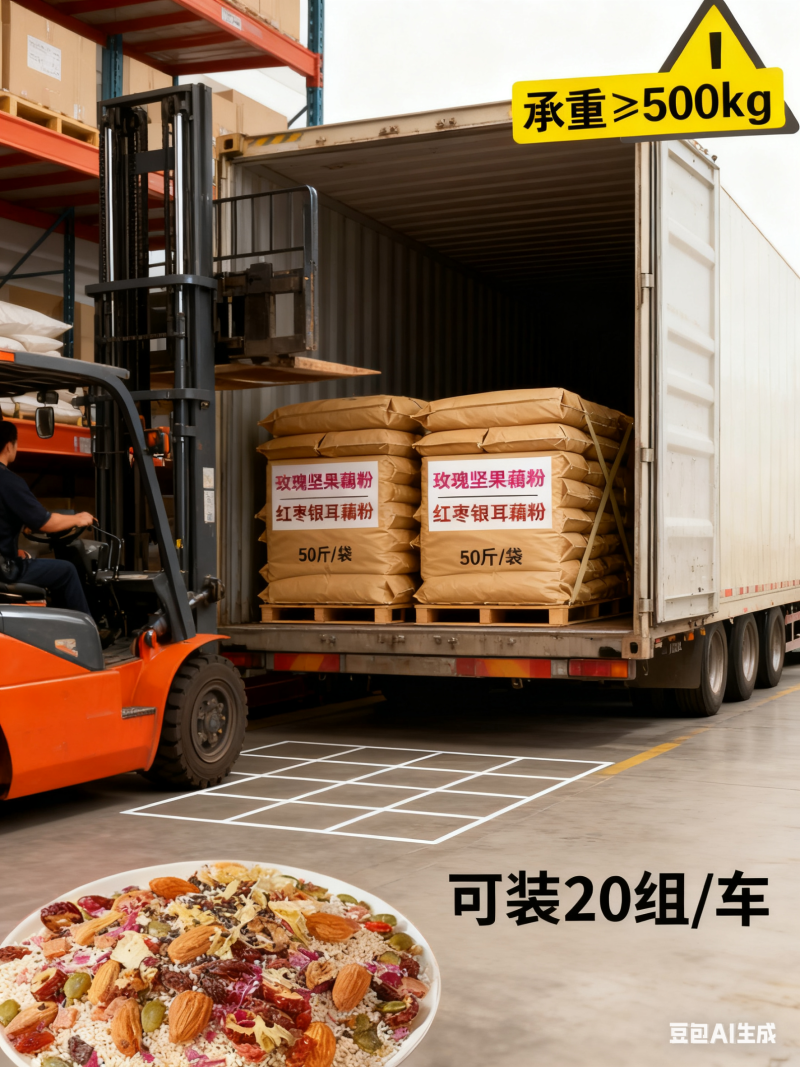 散装大袋藕粉颗粒批发，适合商超零售等多渠道销售