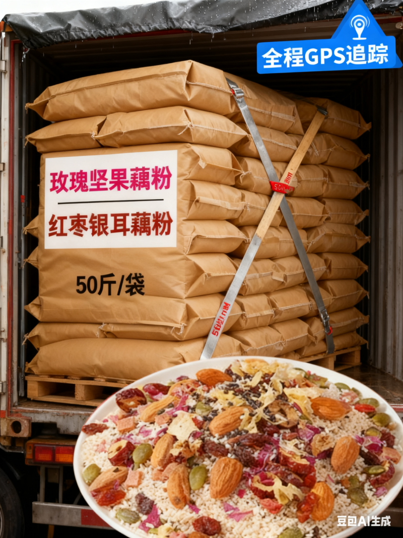 散装大袋藕粉颗粒批发，适合商超零售等多渠道销售