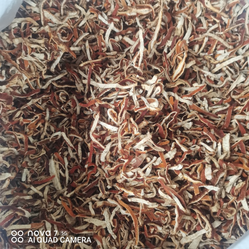 陈皮丝晒货味道清香无硫磺熏蒸的质量保证的
