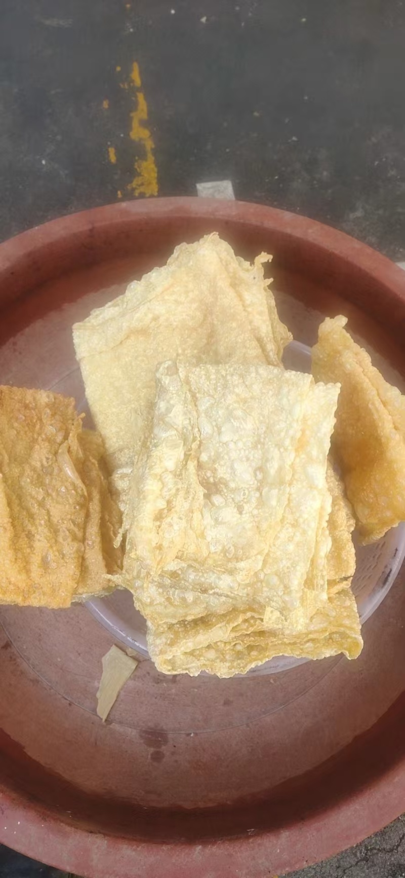 大片扁腐竹岭南山水腐竹，纯手工制作而成……