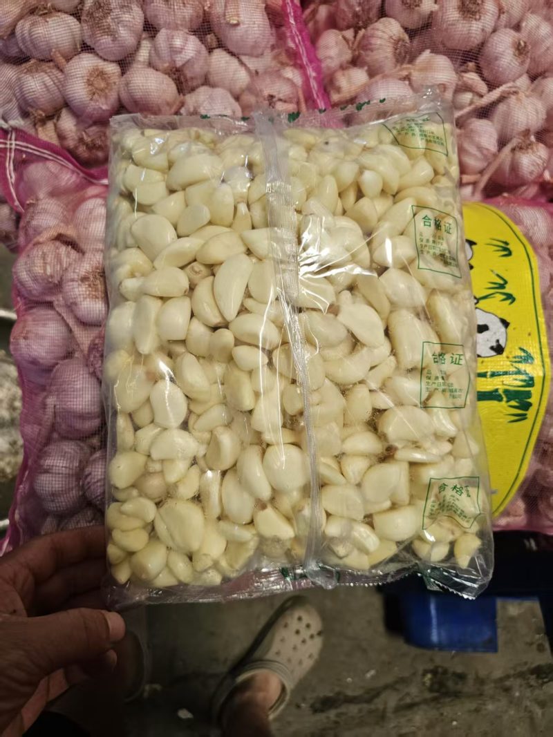 去皮蒜米，厂家直销当季新鲜剥皮蒜商用蒜米蒜泥