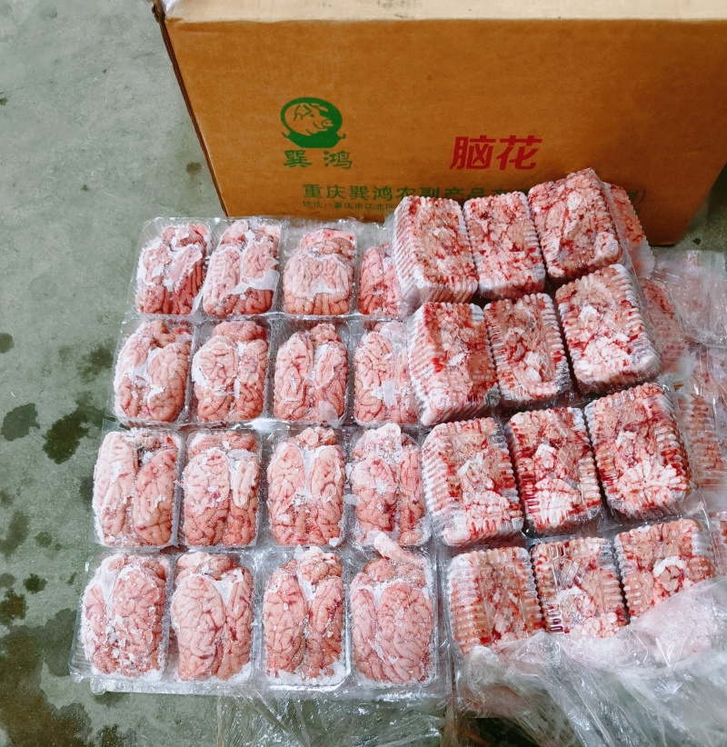 盒装一级脑花23斤左右厂家直销长期有货