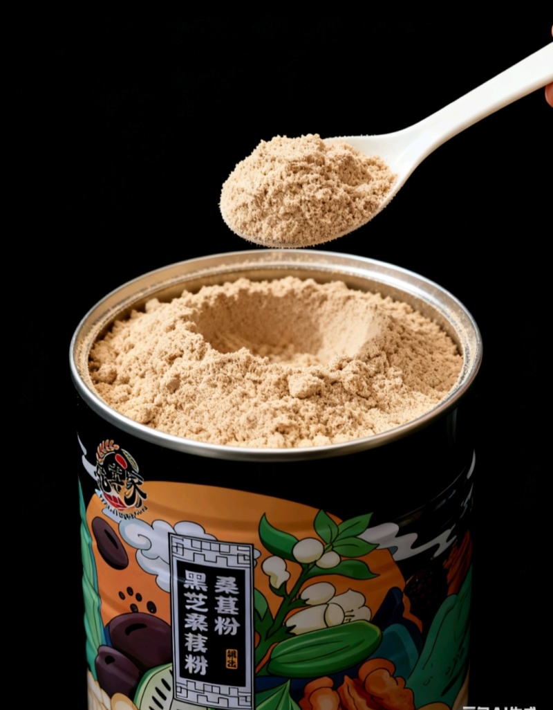 黑芝麻核桃桑葚粉大罐600克厂家直销招合作代理商