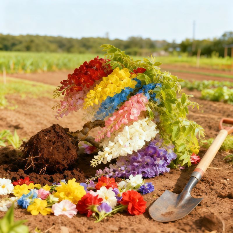 （四季开花）紫藤花树苗紫滕花盆栽地栽阳台庭院耐寒