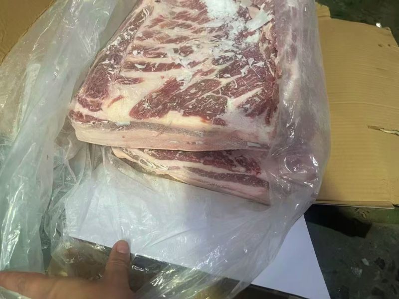 三级带皮五花肉，猪五花，整车15200/吨，新货抄码