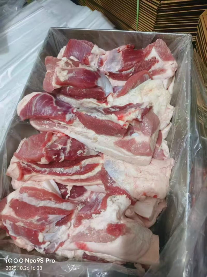 肥猪三线带皮五花新货齐全10kg/箱