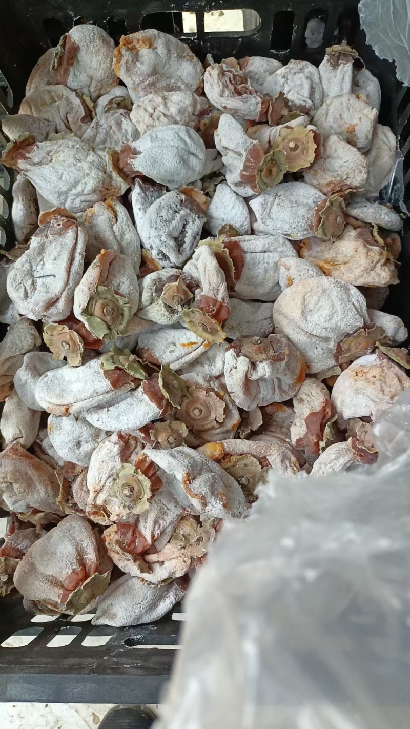 现货富平吊饼山西吊柿饼软糯香甜特级白霜柿