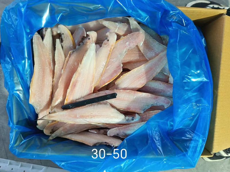 比目鱼鳎目鱼舌头鱼龙利鱼去皮去内脏