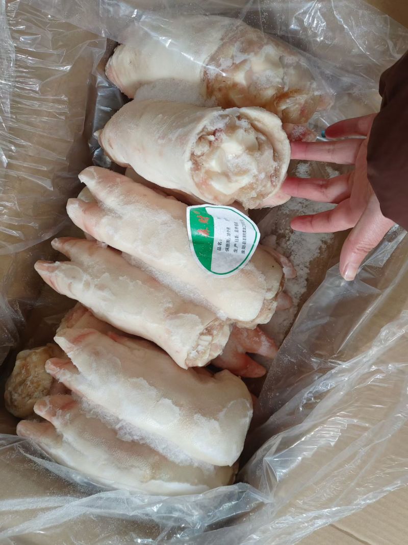 一级纯干母猪蹄箱装