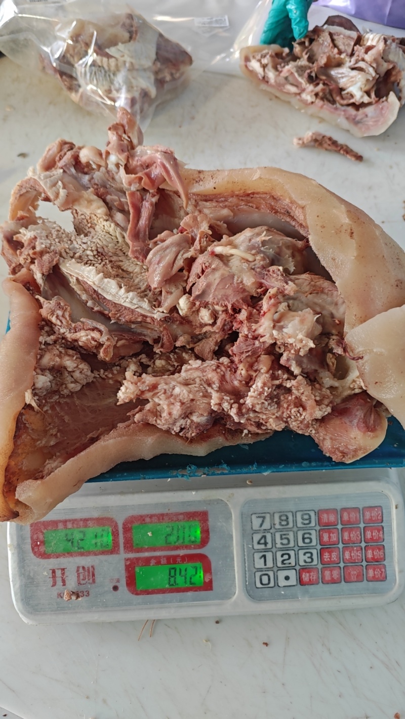 全网***清水煮八分熟牛头肉