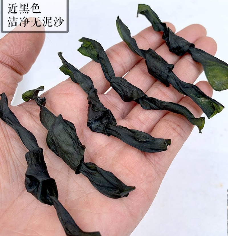 烘干海带结海带扣15倍泡发海带干货片上等货赶集摆跑江湖海