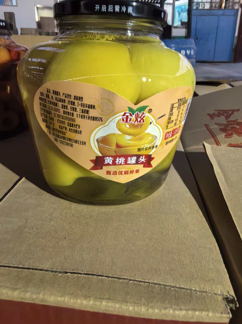 各种规格种类水果罐头