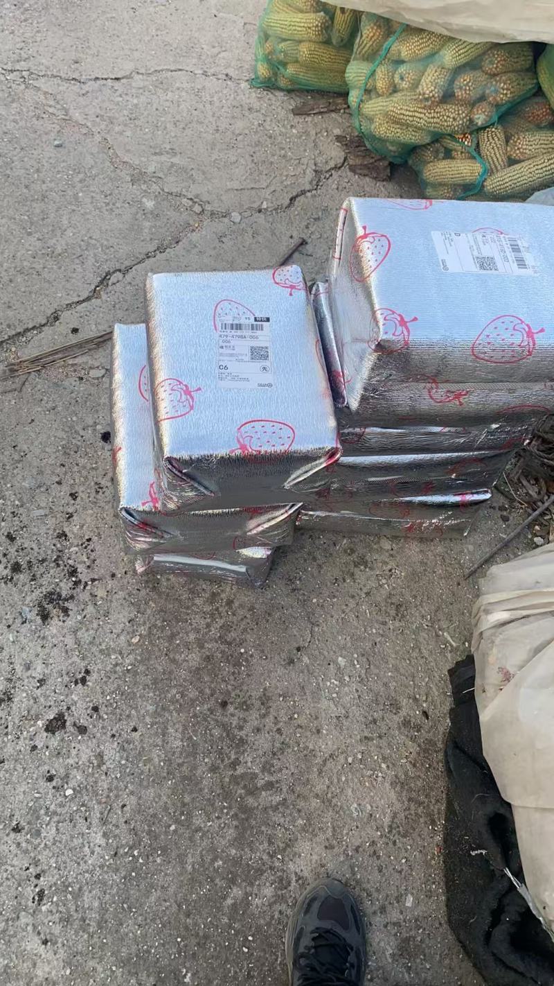 丹东99草莓产地现摘现发一件代发详谈加绿泡泡