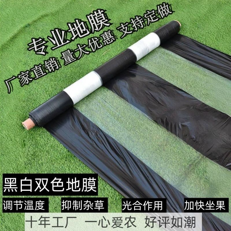 黑白地膜地膜单白双白地膜蔬菜土豆红薯西瓜草莓玉米用
