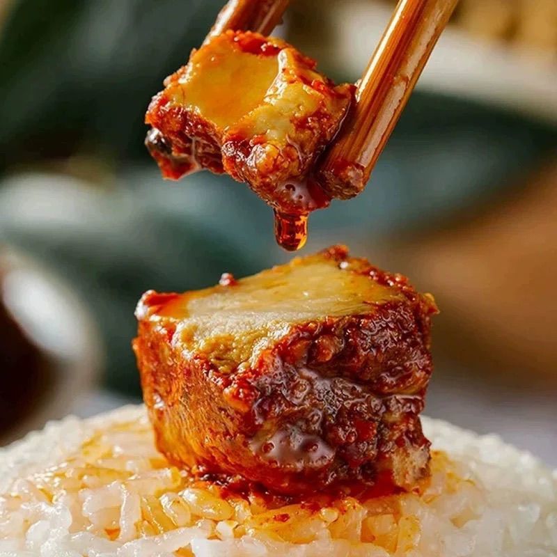 湖南豆腐乳农家正宗罐装麻辣腐乳开胃菜下饭菜香辣味霉豆腐