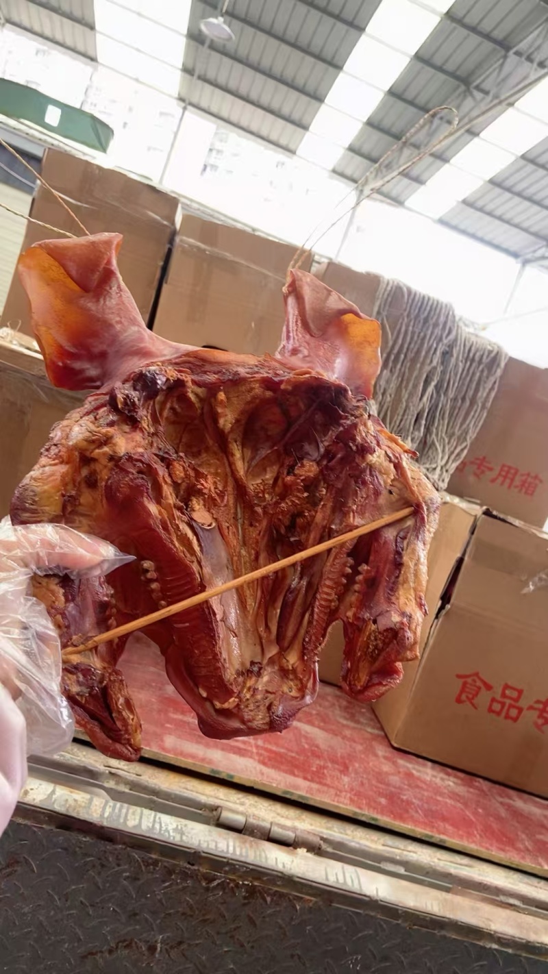 烟熏猪头，烟熏猪脸，地摊，赶集，展销会，厂家一手货源