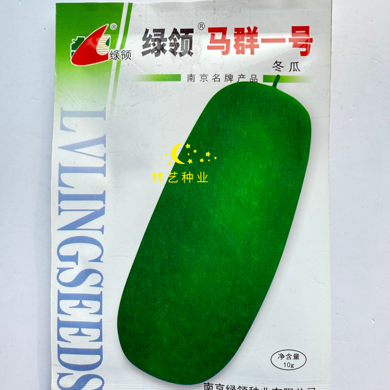 绿领马群一号冬瓜种子早熟耐热绿皮小冬瓜种籽春季长圆筒形
