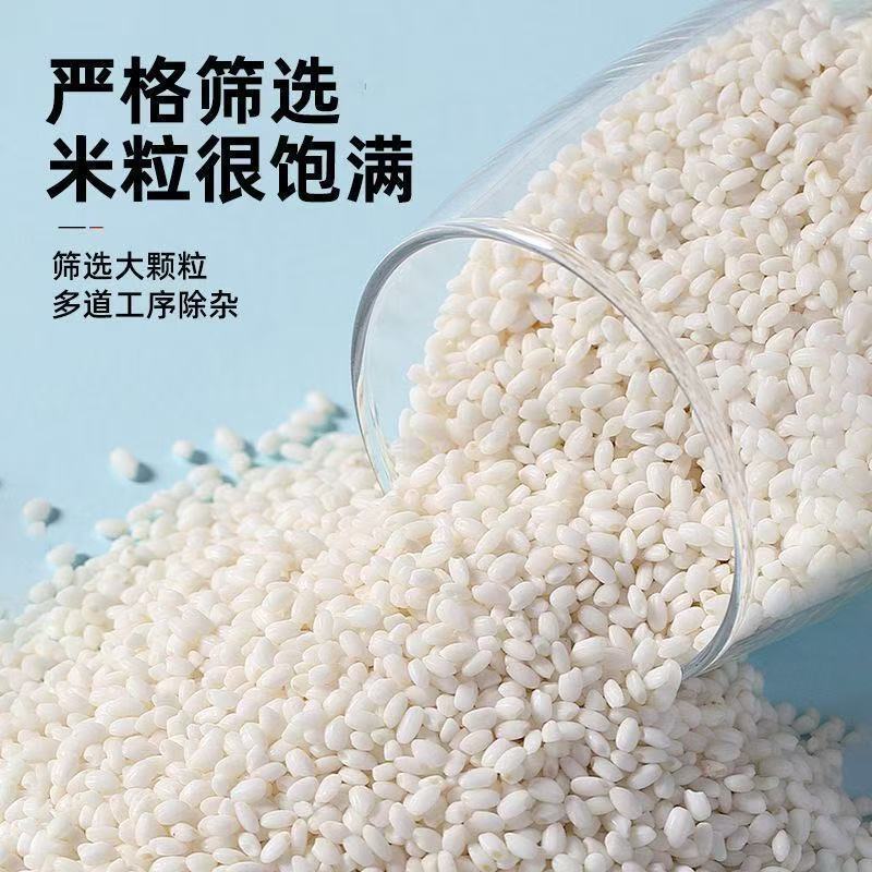 东北圆糯米5斤新米新鲜米白糯米江米酒酿包粽子米新糯正宗东