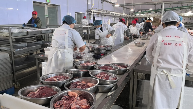 肉卷呼伦贝尔草原源头工厂6-8月羔羊卷对接火锅餐饮门店