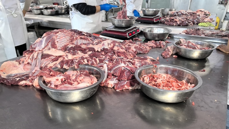 肉卷呼伦贝尔草原源头工厂6-8月羔羊卷对接火锅餐饮门店