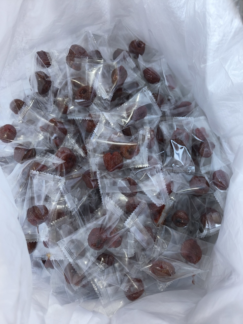 独立包装空心山楂果脯
