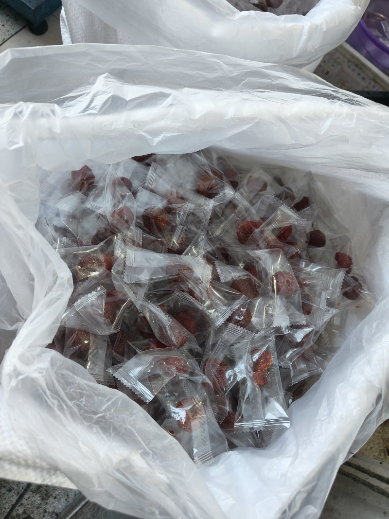 独立包装空心山楂果脯