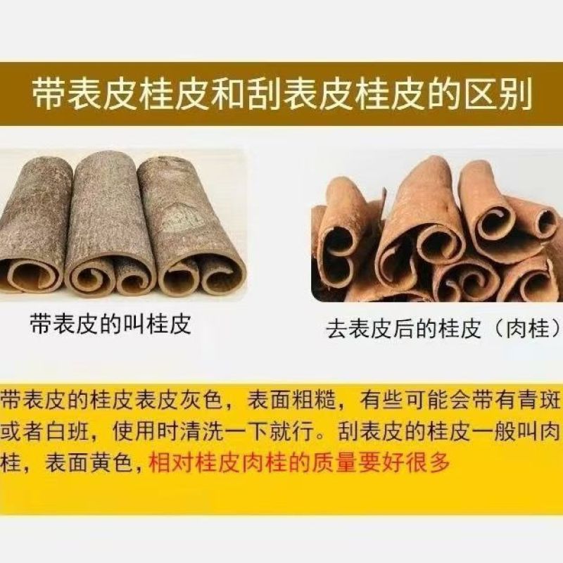 正宗桂皮全干无硫烟桂火锅底料卤料调料广东桂皮