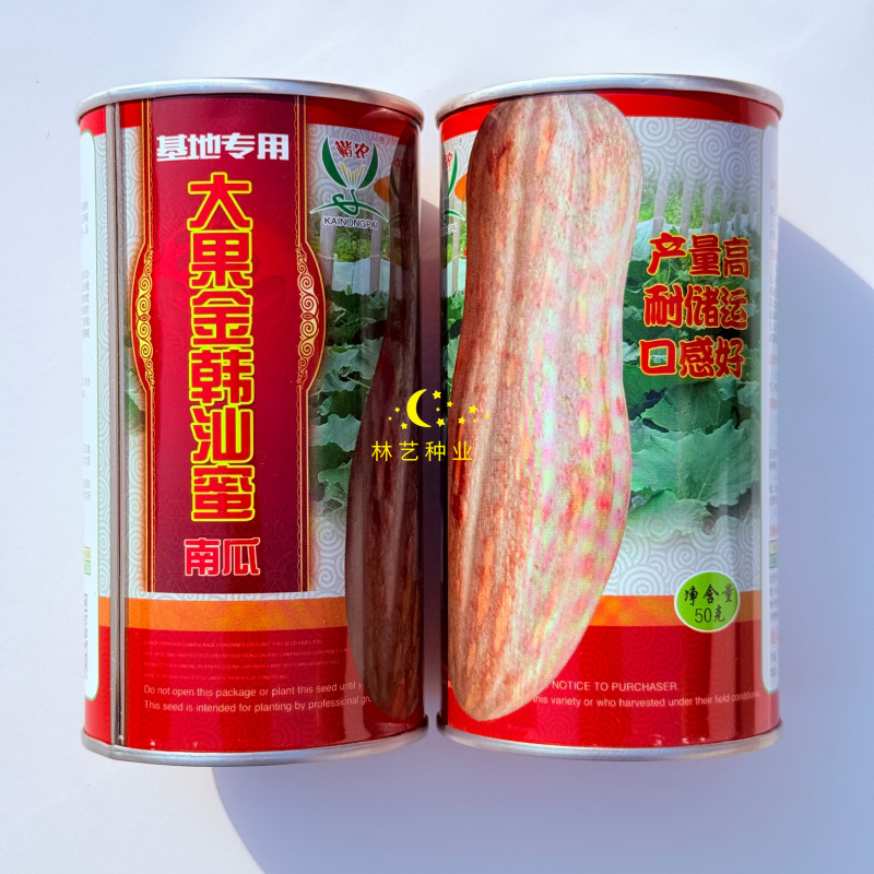 大果金韩汕蜜蜜本南瓜种子高产耐储运肉厚细腻味甜