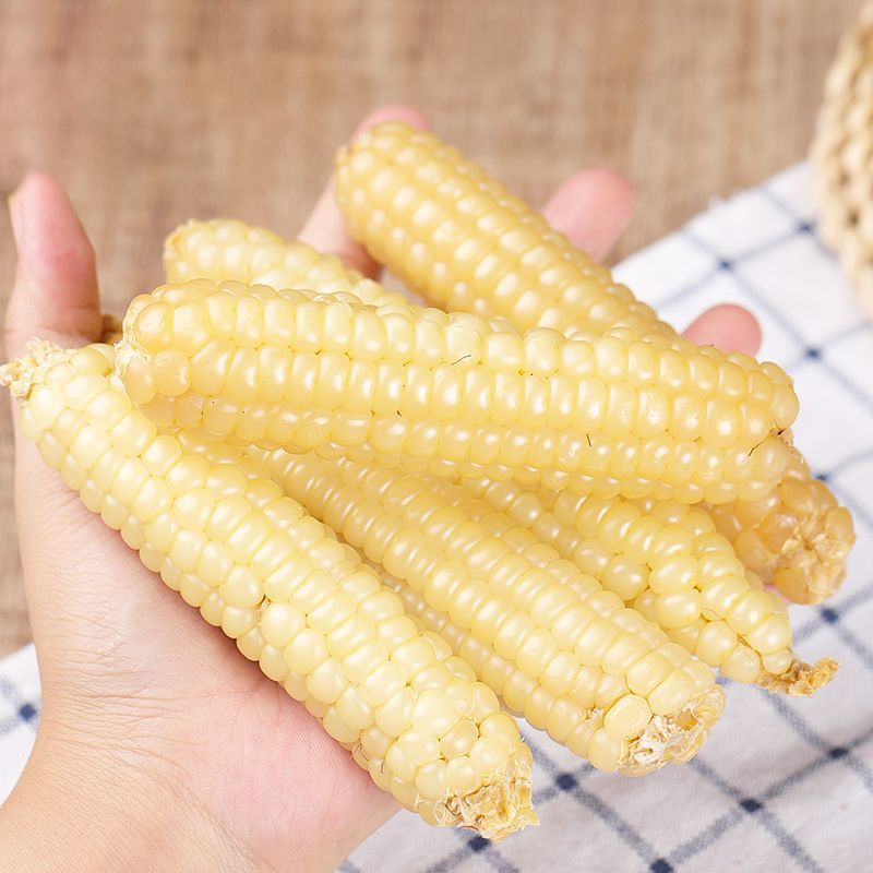 云南西双版纳拇指小包谷玉米棒真空袋装新鲜即食非转基因低脂粗粮