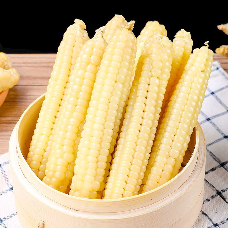 云南西双版纳拇指小包谷玉米棒真空袋装新鲜即食非转基因低脂粗粮