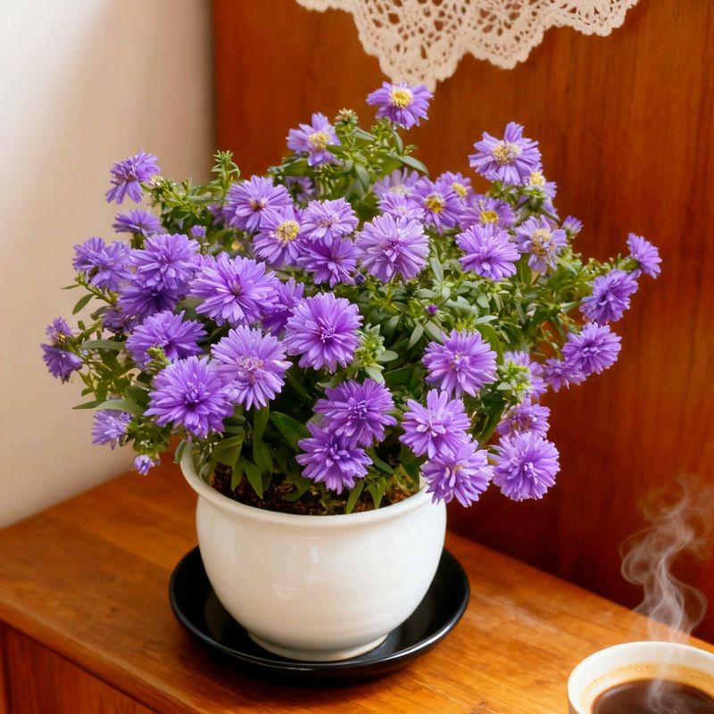 紫菀菊花盆栽苗室内阳台室外庭院四季开花好养植物绿植花卉带花苞