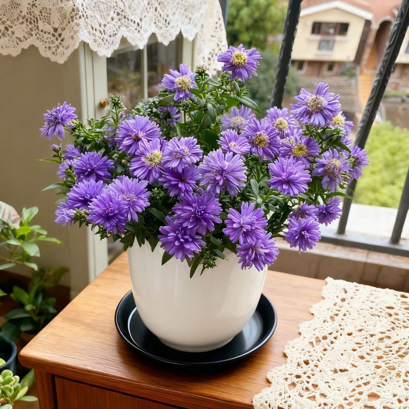 紫菀菊花盆栽苗室内阳台室外庭院四季开花好养植物绿植花卉带花苞