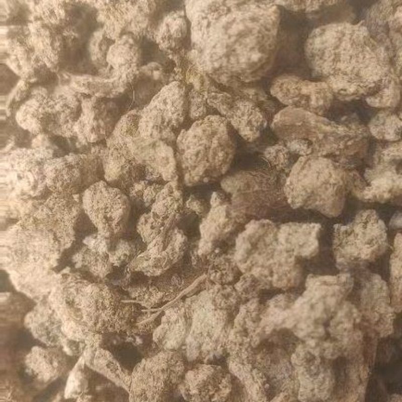 晒干红薯渣