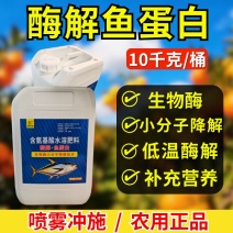 大桶装酶解鱼蛋白20斤促根壮苗全水溶冲施滴灌