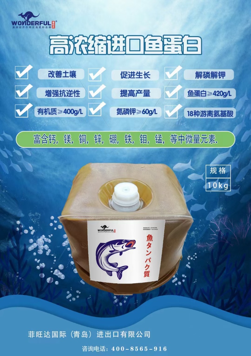 进口鱼蛋白原浆