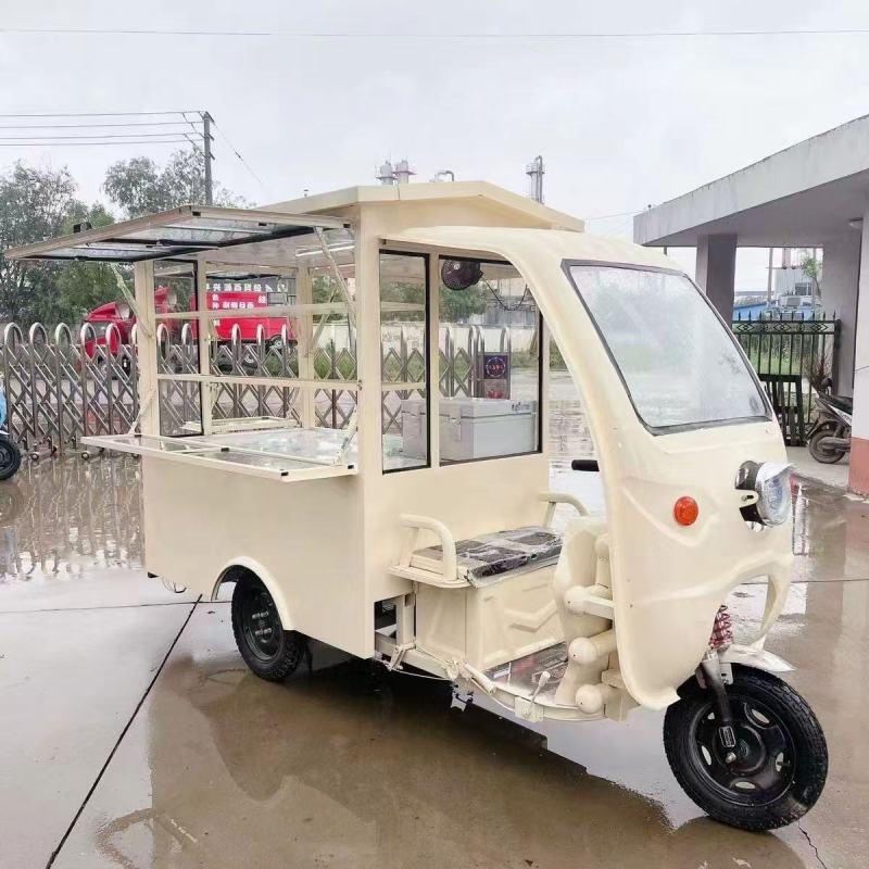 厂家批发直销原装摆摊小吃车，餐车