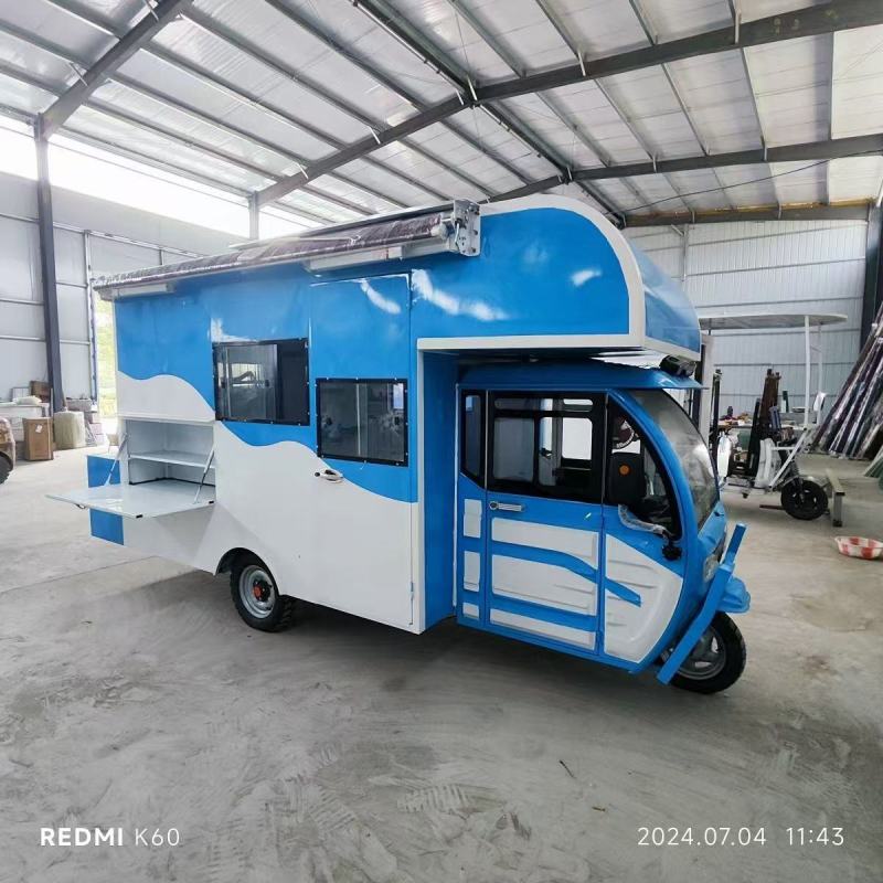 厂家批发直销原装摆摊小吃车，餐车