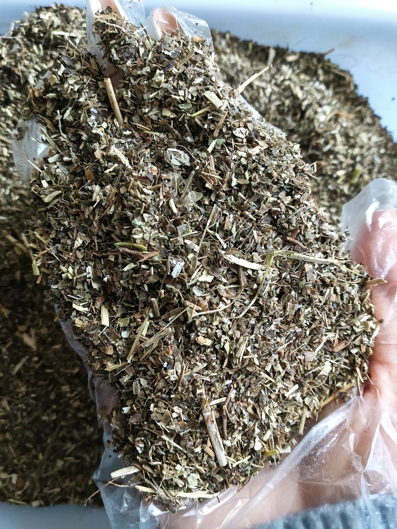 花生叶粉过筛除尘喂鸡鸭鹅兔子羊