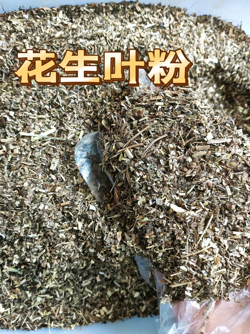 花生叶粉过筛除尘喂鸡鸭鹅兔子羊