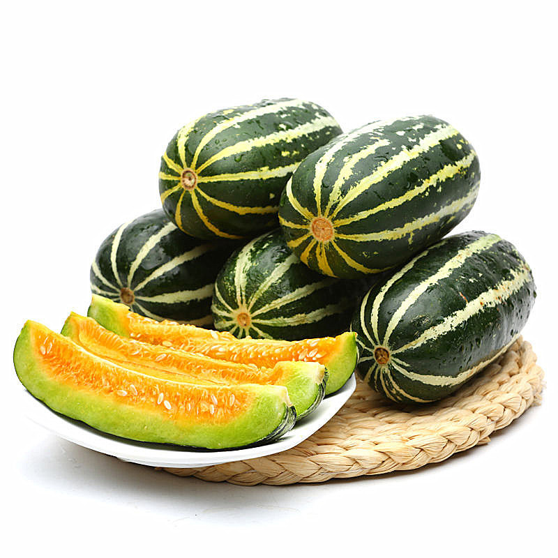 羊角蜜甜瓜博洋九白玉菇果肉厚实量大价优基地直供耐储运
