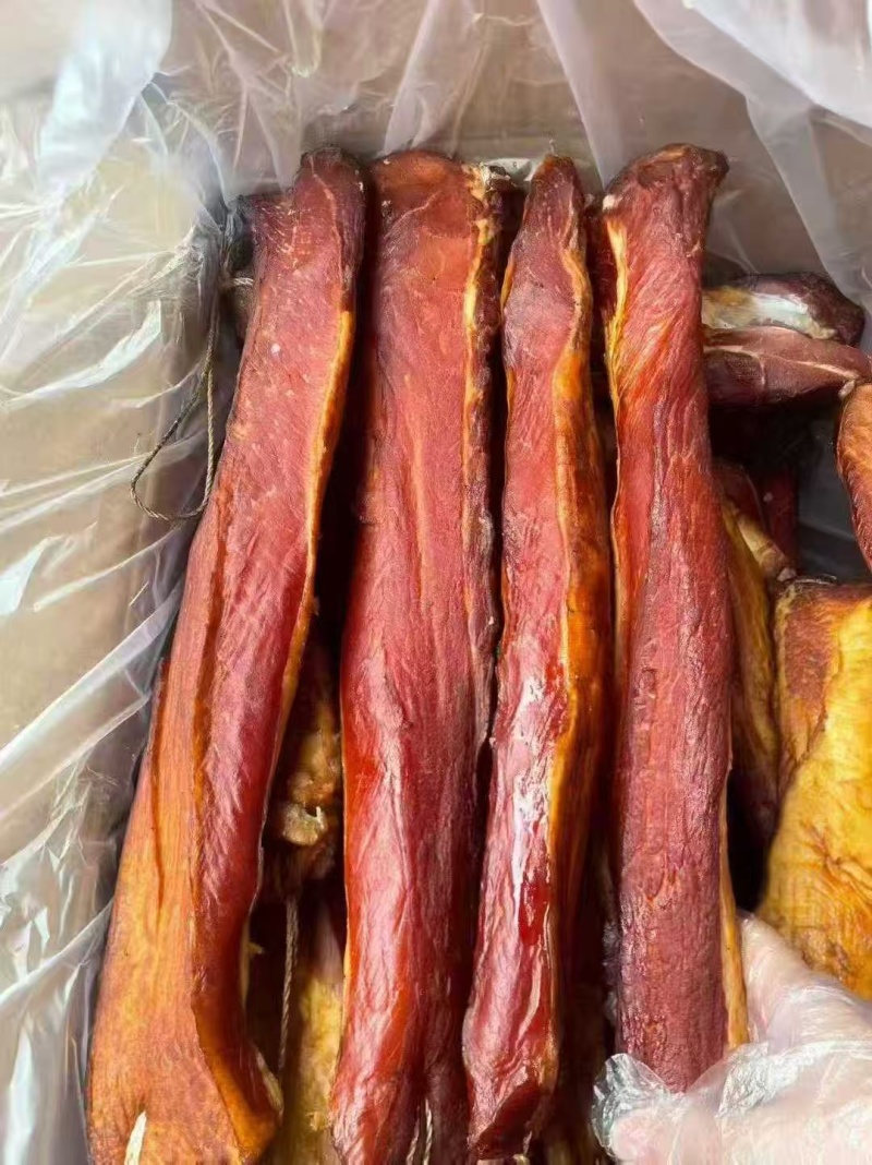 腊肉烟熏腊排五花腊肉二刀腊肉地摊赶集展销会厂家一手货源